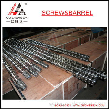 bimetallic plastic extruder screw and barrel for pvc extruder and pipe extruder